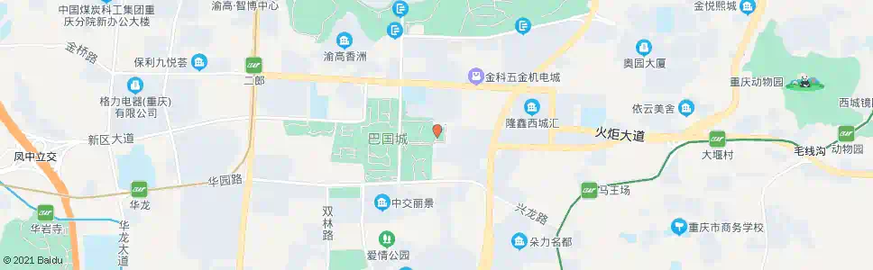 重庆巴国城石生茶城_公交站地图_重庆公交_妙搜公交查询2025