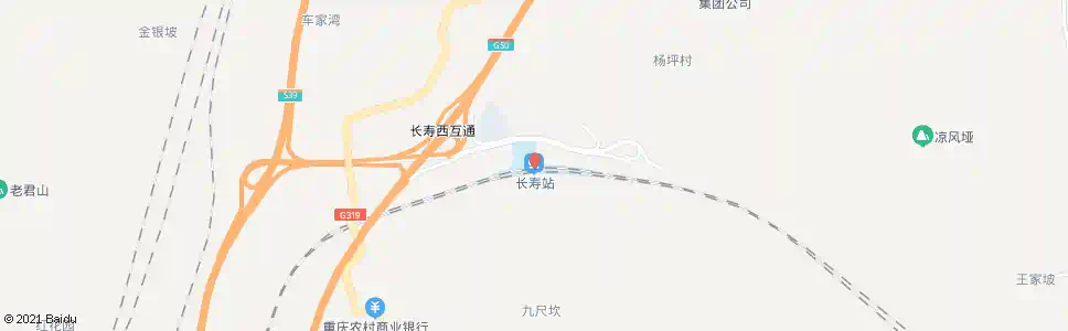 重庆长寿火车站_公交站地图_重庆公交_妙搜公交查询2025