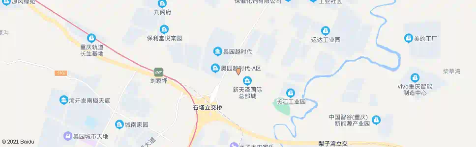 重庆通江大道5号_公交站地图_重庆公交_妙搜公交查询2025