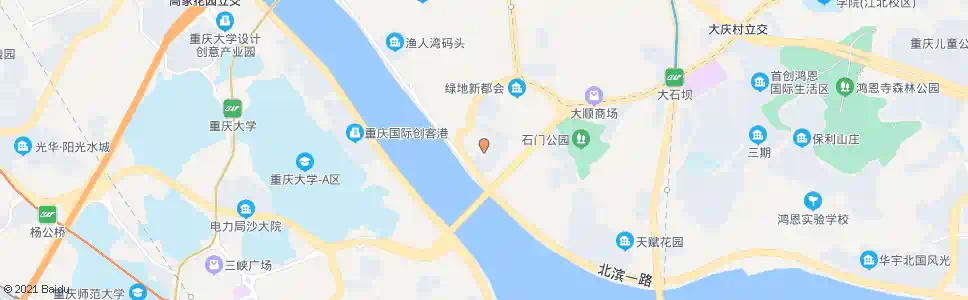 重庆东方港湾_公交站地图_重庆公交_妙搜公交查询2025