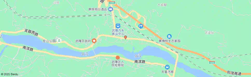 重庆滨江花园_公交站地图_重庆公交_妙搜公交查询2025