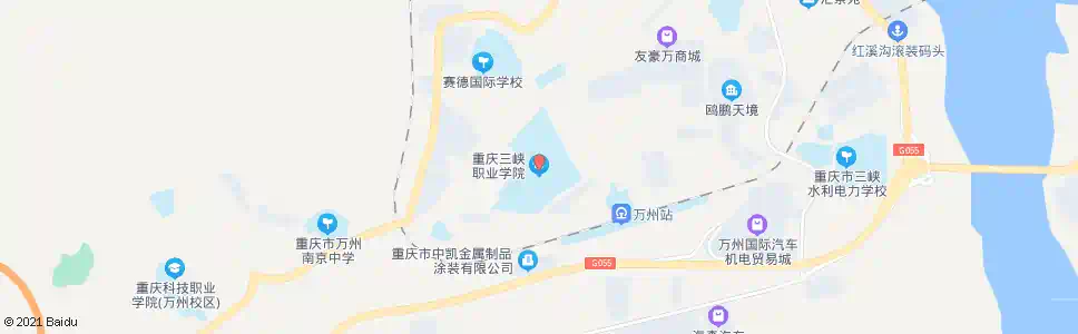 重庆三峡职业学院农业院_公交站地图_重庆公交_妙搜公交查询2025