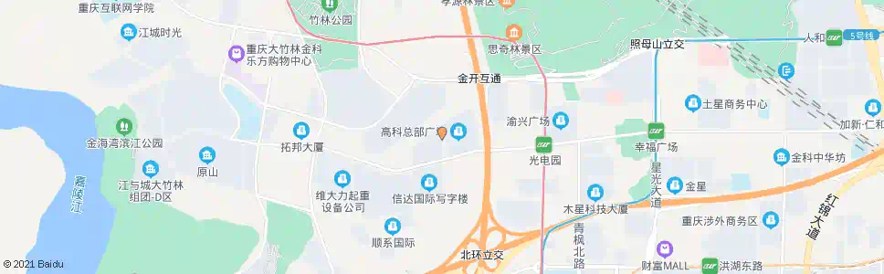 重庆山顶总部基地_公交站地图_重庆公交_妙搜公交查询2025