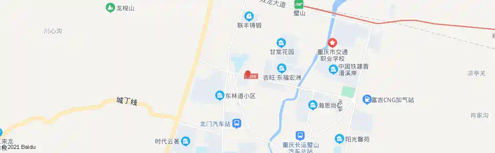 重庆城北小学_公交站地图_重庆公交_妙搜公交查询2025