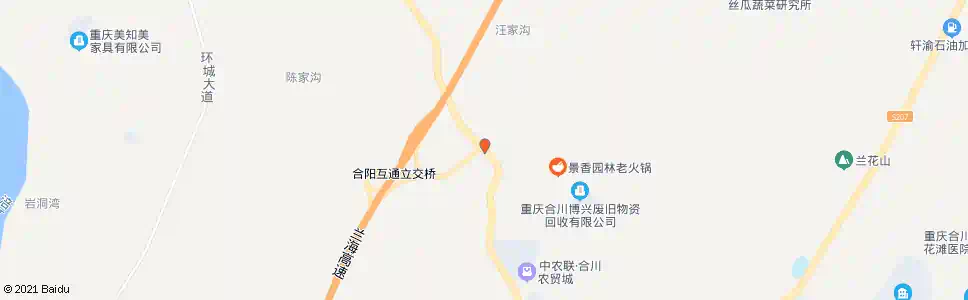 重庆合阳高速路口_公交站地图_重庆公交_妙搜公交查询2025