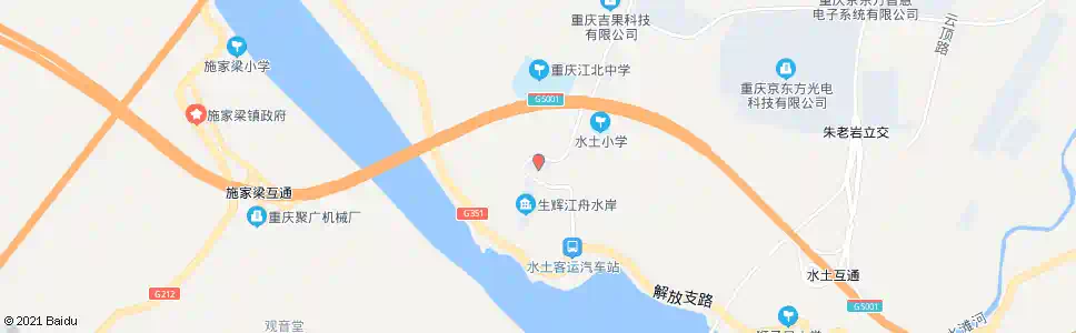 重庆水月康居_公交站地图_重庆公交_妙搜公交查询2025