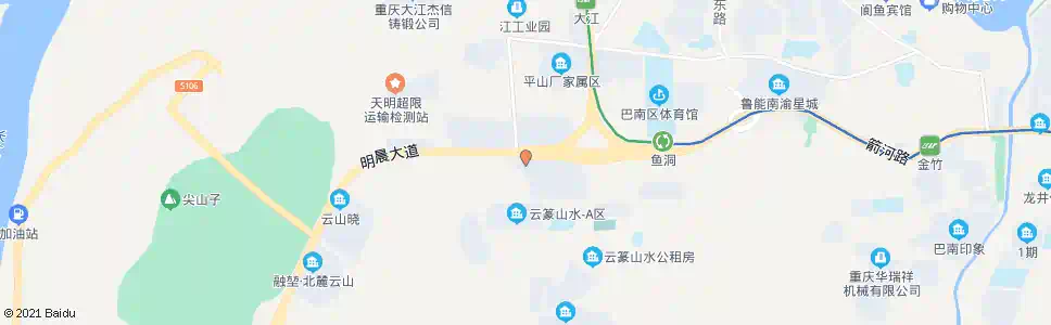 重庆城南画卷_公交站地图_重庆公交_妙搜公交查询2025