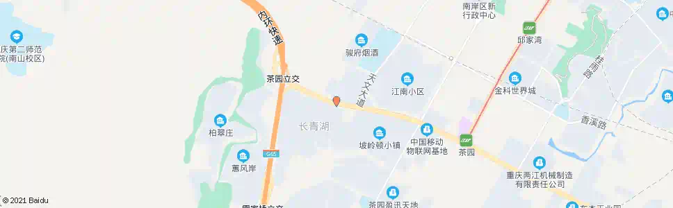 重庆茶园内环站_公交站地图_重庆公交_妙搜公交查询2025