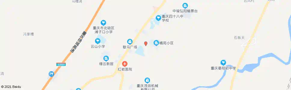 重庆歇马北碚二医院_公交站地图_重庆公交_妙搜公交查询2025
