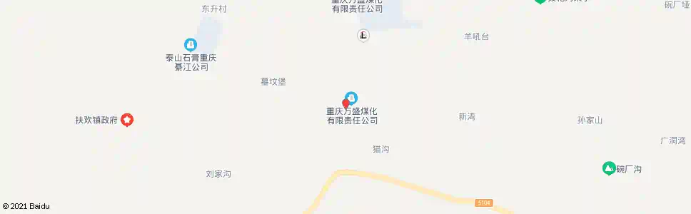 重庆煤电化产业园区_公交站地图_重庆公交_妙搜公交查询2025