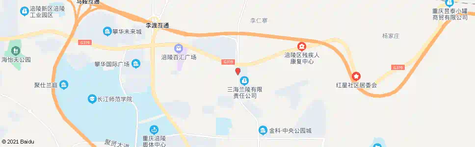 重庆三海兰陵_公交站地图_重庆公交_妙搜公交查询2025