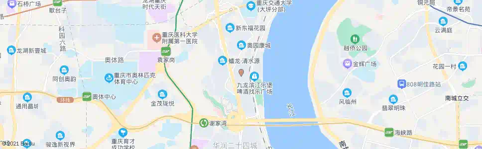 重庆黄杨路立交(丽水菁苑)_公交站地图_重庆公交_妙搜公交查询2025