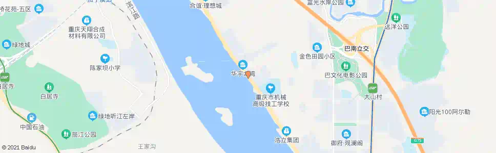 重庆华宇龙湾_公交站地图_重庆公交_妙搜公交查询2025