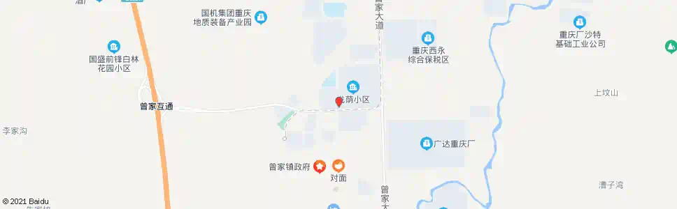 重庆曾家安置区_公交站地图_重庆公交_妙搜公交查询2025