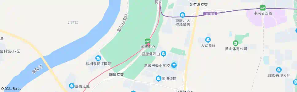 重庆悦来会展公园_公交站地图_重庆公交_妙搜公交查询2025