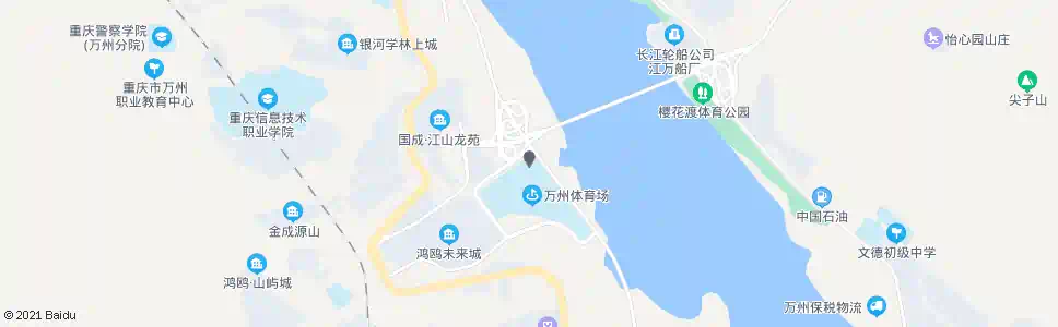重庆万州体育场_公交站地图_重庆公交_妙搜公交查询2025