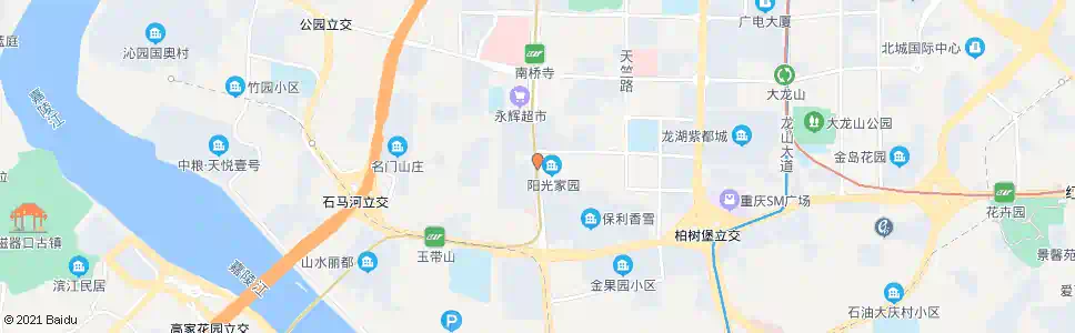 重庆南桥寺茶叶市场_公交站地图_重庆公交_妙搜公交查询2025