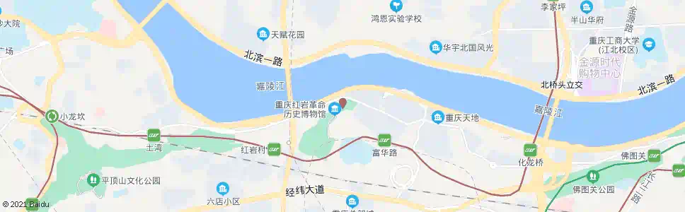 重庆红岩广场_公交站地图_重庆公交_妙搜公交查询2025