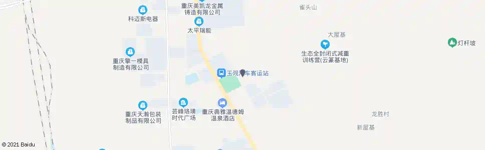 重庆珞璜工业园管委会_公交站地图_重庆公交_妙搜公交查询2025