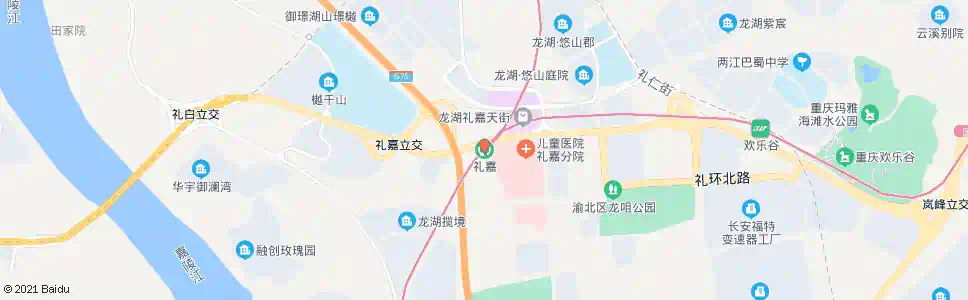 重庆礼嘉站_公交站地图_重庆公交_妙搜公交查询2025