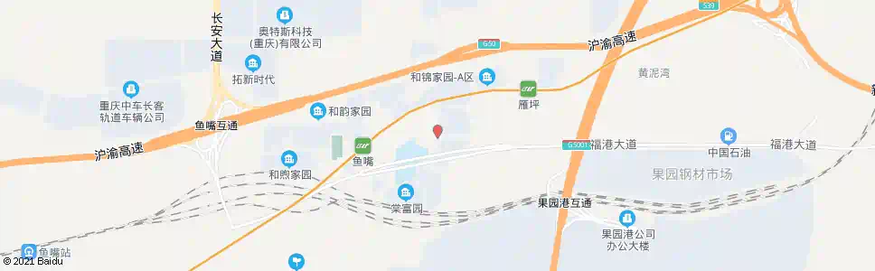 重庆和煦路_公交站地图_重庆公交_妙搜公交查询2025