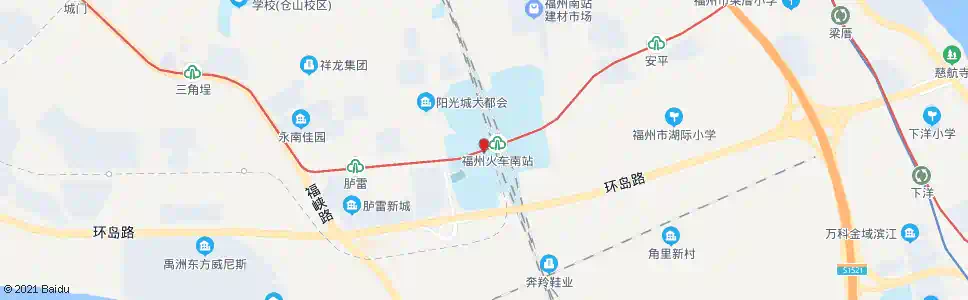 福州南前村_公交站地图_福州公交_妙搜公交查询2025