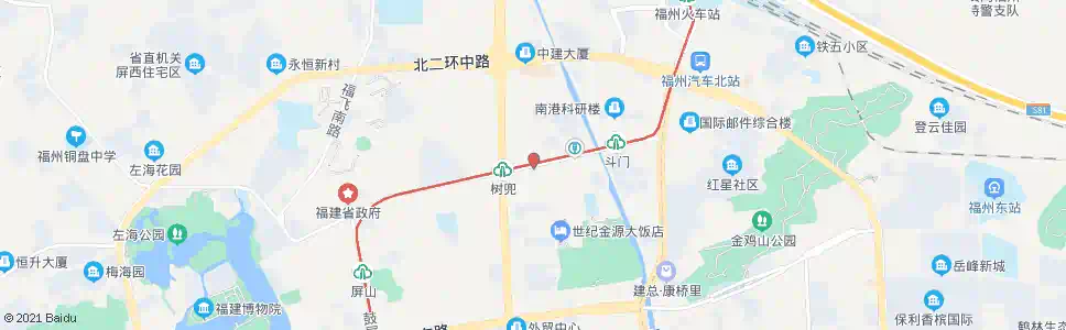 福州省农行_公交站地图_福州公交_妙搜公交查询2025