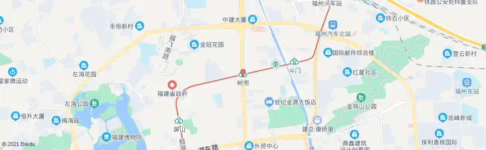 福州树兜_公交站地图_福州公交_妙搜公交查询2025