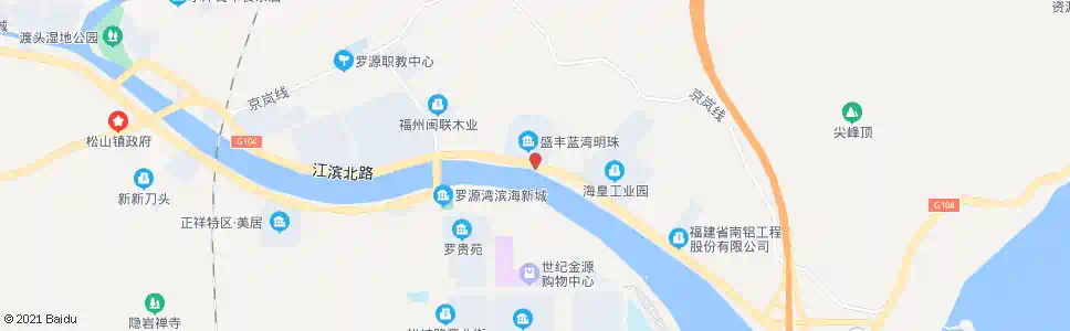 福州蓝湾明珠_公交站地图_福州公交_妙搜公交查询2025