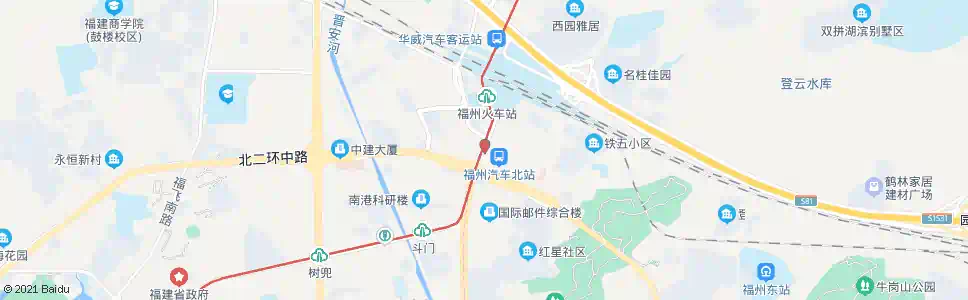 福州闽运汽车北站_公交站地图_福州公交_妙搜公交查询2025