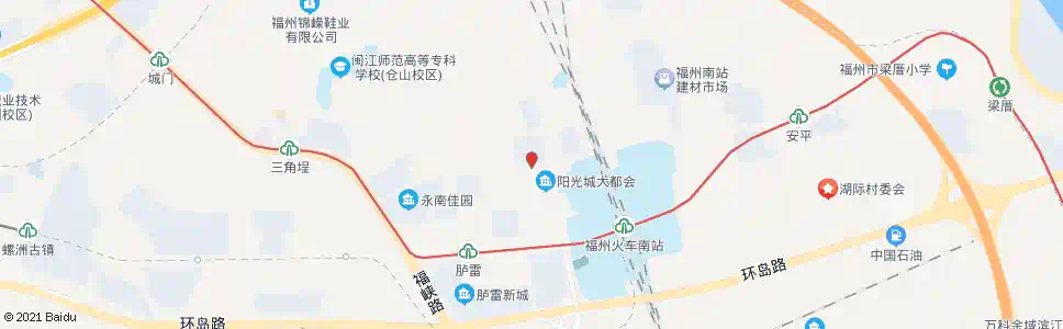福州胪雷小学_公交站地图_福州公交_妙搜公交查询2025