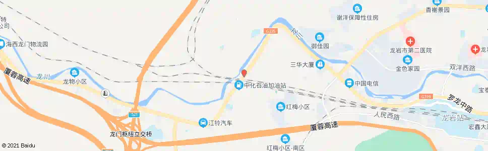 龙岩湖二桥_公交站地图_龙岩公交_妙搜公交查询2025