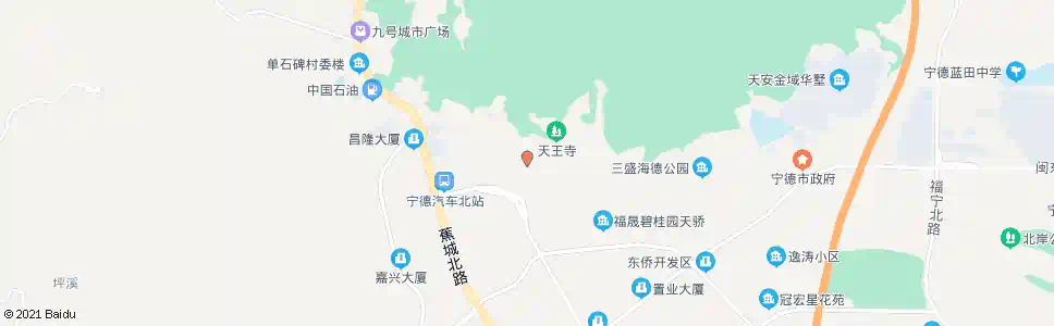 宁德荔枝坪_公交站地图_宁德公交_妙搜公交查询2025