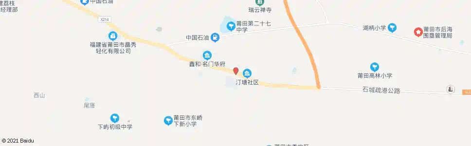 莆田上塘村_公交站地图_莆田公交_妙搜公交查询2025