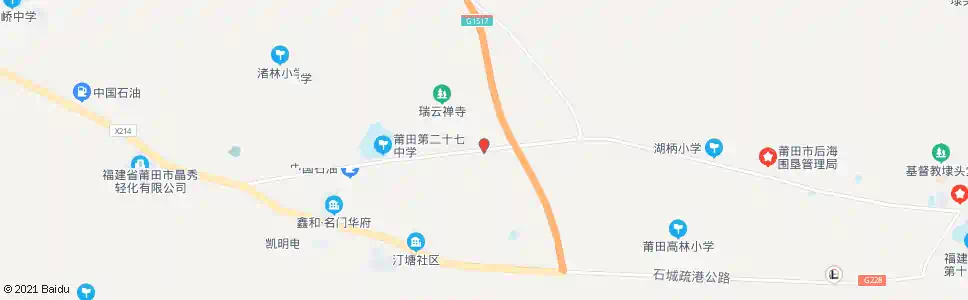 莆田东湖_公交站地图_莆田公交_妙搜公交查询2025