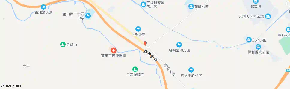 莆田下坂_公交站地图_莆田公交_妙搜公交查询2025