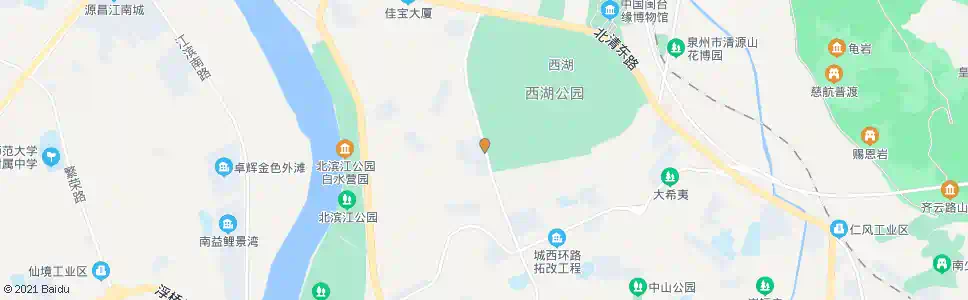泉州建南花园_公交站地图_泉州公交_妙搜公交查询2025