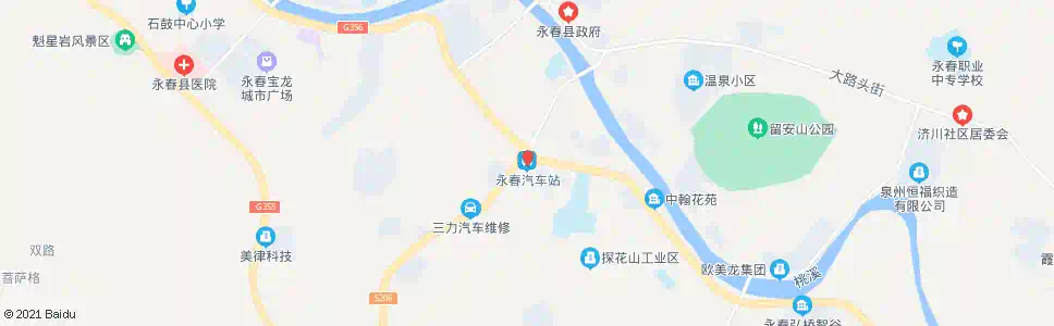 泉州永春汽车站_公交站地图_泉州公交_妙搜公交查询2025