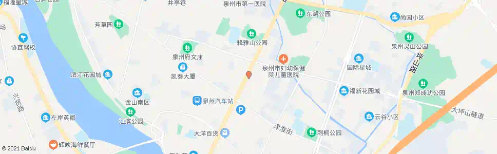 泉州温陵医院_公交站地图_泉州公交_妙搜公交查询2025