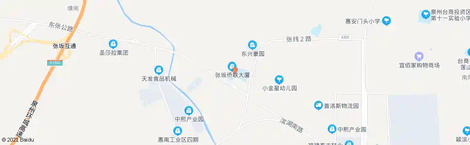 泉州张坂中学_公交站地图_泉州公交_妙搜公交查询2025