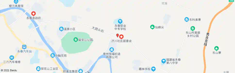 泉州职校路口_公交站地图_泉州公交_妙搜公交查询2025