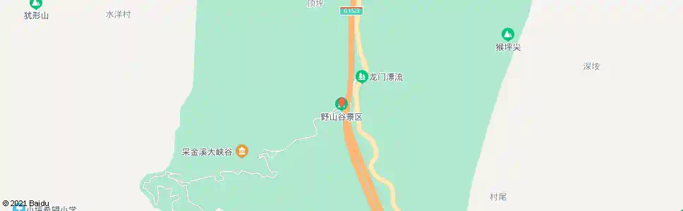 厦门野山谷景区_公交站地图_厦门公交_妙搜公交查询2025