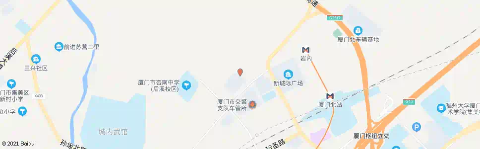 厦门后溪花园_公交站地图_厦门公交_妙搜公交查询2025