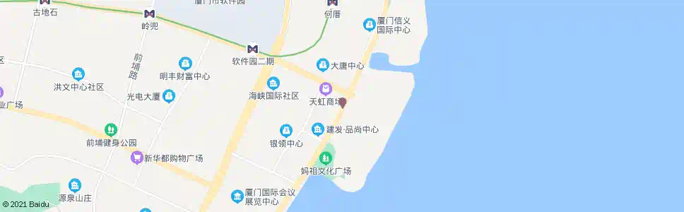 厦门游艇码头北_公交站地图_厦门公交_妙搜公交查询2025