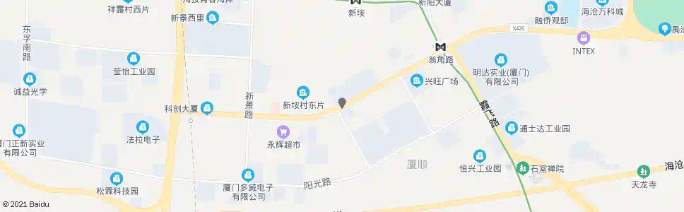 厦门立鼎光电_公交站地图_厦门公交_妙搜公交查询2025