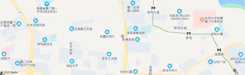 厦门祥露_公交站地图_厦门公交_妙搜公交查询2025