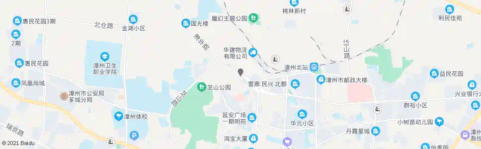 漳州第二干休所_公交站地图_漳州公交_妙搜公交查询2025