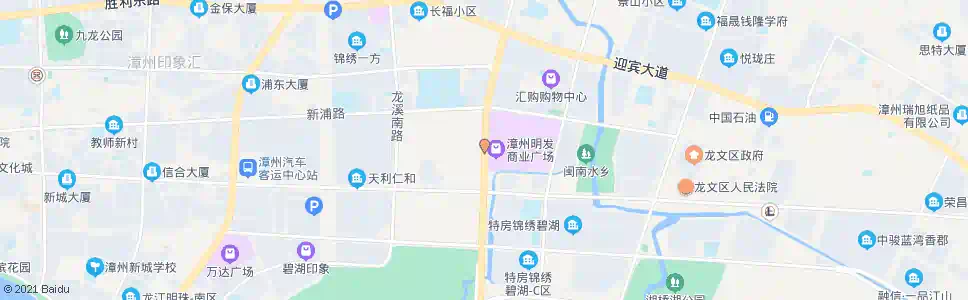 漳州交通大楼(西)_公交站地图_漳州公交_妙搜公交查询2025