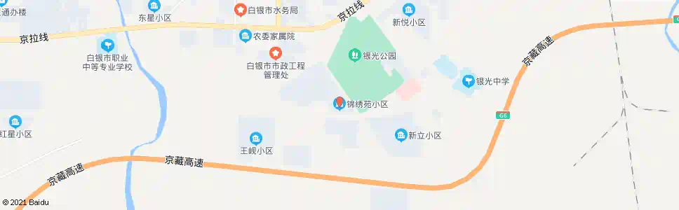 白银锦绣苑小区_公交站地图_白银公交_妙搜公交查询2025