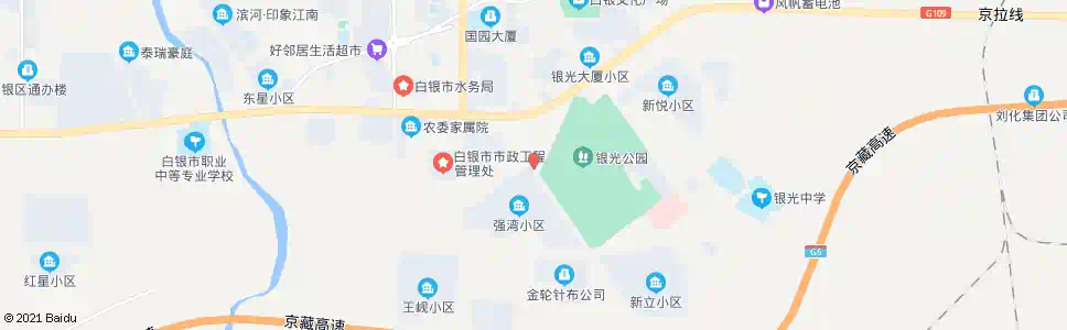 白银区八校_公交站地图_白银公交_妙搜公交查询2025